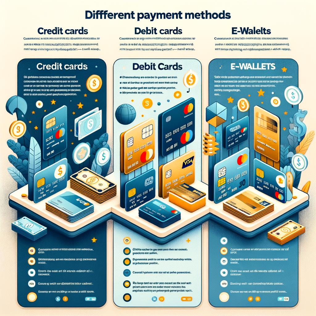 Comparing Payment⁢ Options: The Pros and ‌Cons of Credit ⁣Cards, Debit ⁢Cards,⁣ and E-Wallets