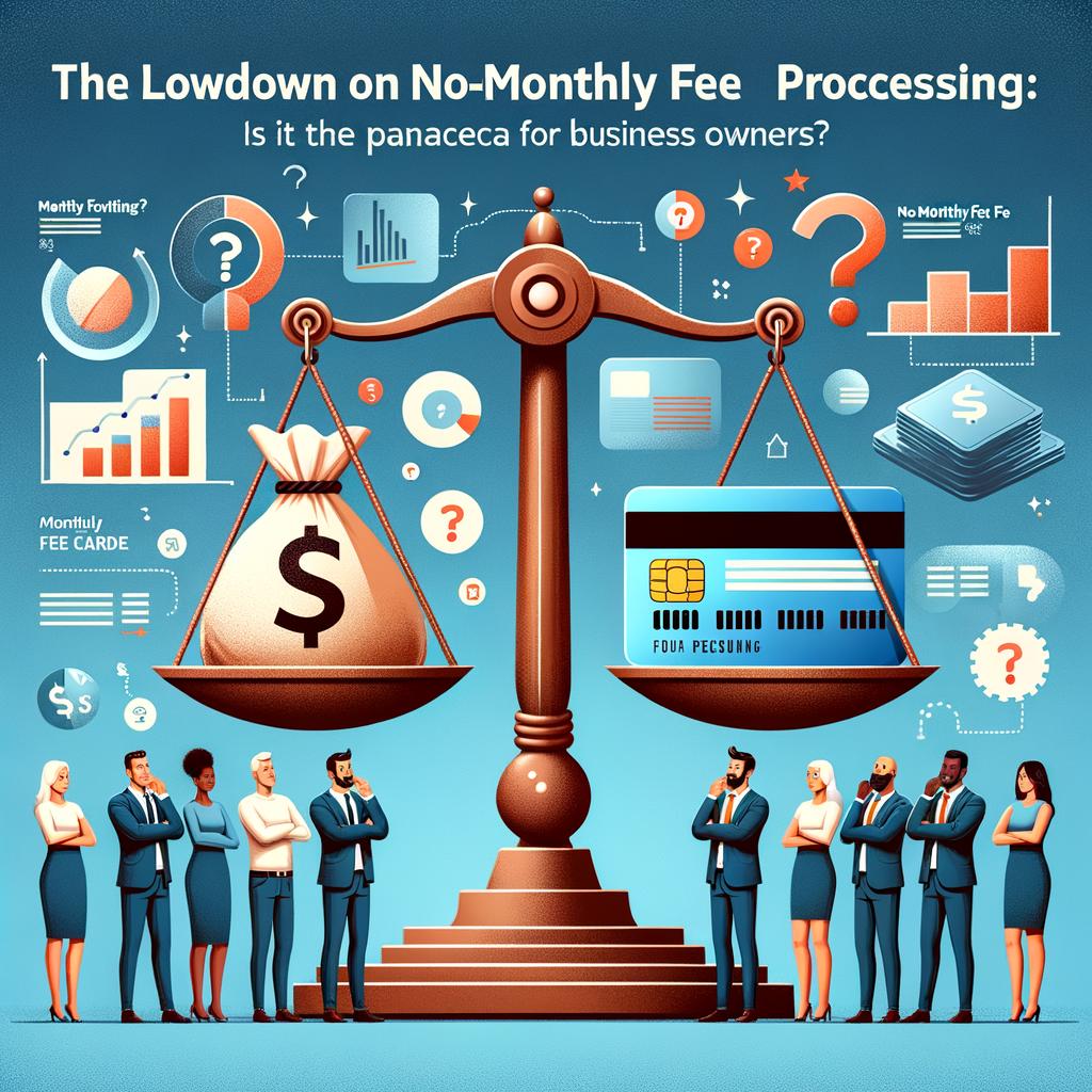 The Lowdown on‌ No-Monthly-Fee Card Processing: Is It ‍the ⁢Panacea for Business Owners?